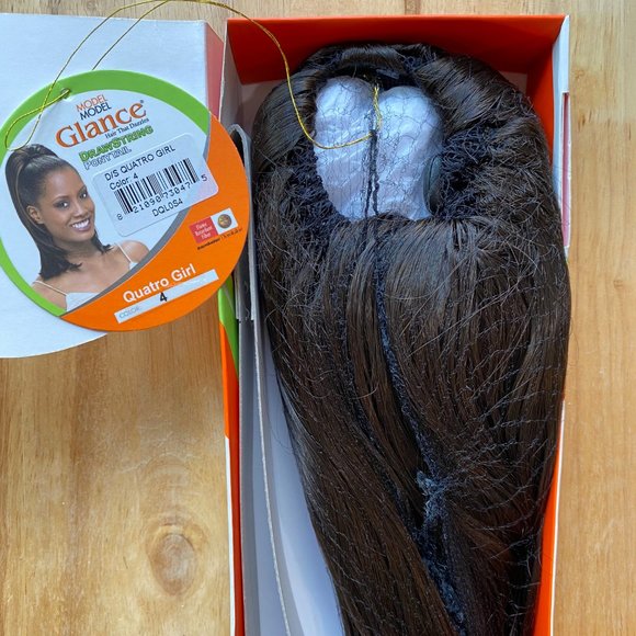 #99 GLANCE QUATRO GIRL DRAWSTRING PONYTAIL - Picture 4 of 6